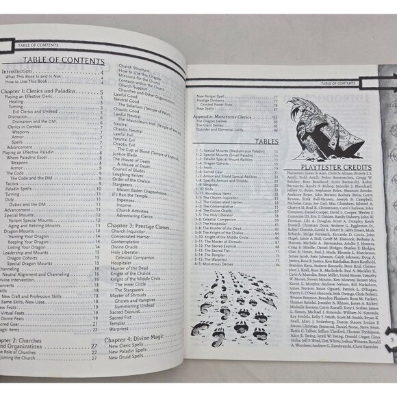 Dungeons & Dragons Defenders Of The Faith Guidebook To Clerics & Paladins 2001 - Picture 5 of 8